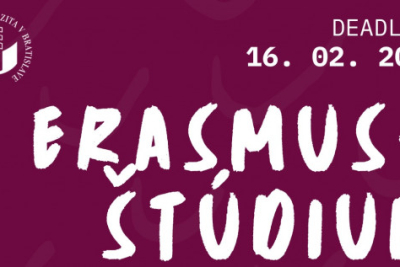 Erasmus+ mobilita štúdium na akademický rok 2022/2023