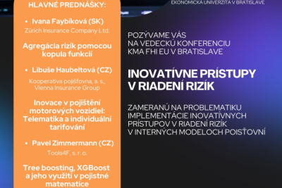 Konferencia Inovatívne prístupy riadenia rizík