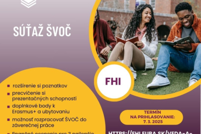 Súťaž ŠVOČ v akademickom roku 2024/2025