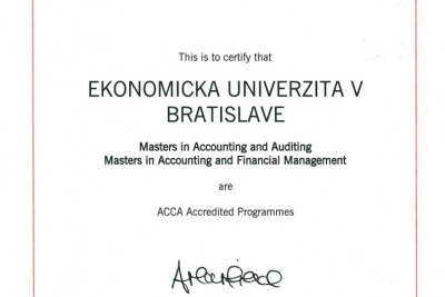 ACCA Accelerate Programme pre študentov