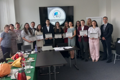 Odovzdávanie certifikátov SAS Academic Specialization 2024