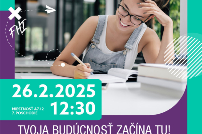 Deň otvorených dverí na 3. stupeň štúdia - pozvánka