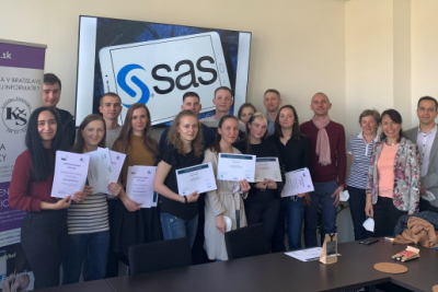 Odovzdávanie certifikátov SAS a IAB Univerzita 2022