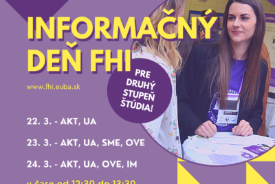Informačný deň na druhý stupeň štúdia