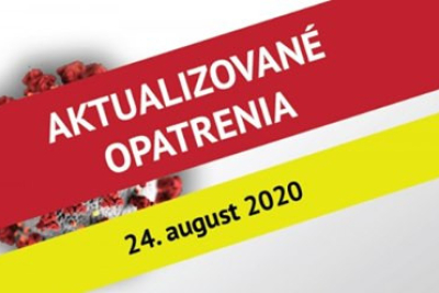 20. 8. Aktualizované opatrenia rektora EU v Bratislave č. 11 k súčasnej situácii 