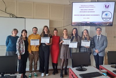 Odovzdávanie certifikátov SAS Academic Specialization 2024