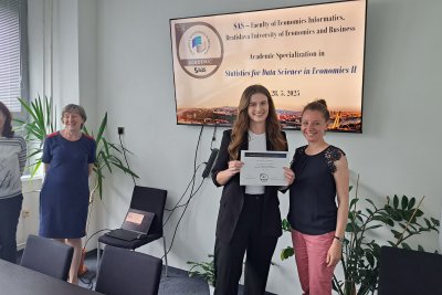 Úspešní absolventi SAS špecializačného programu Statistics for Data Science in Economics II