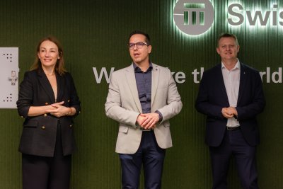 Slávnostné otvorenie oddychovej zóny Swiss Re