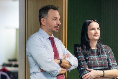 Slávnostné otvorenie oddychovej zóny Swiss Re