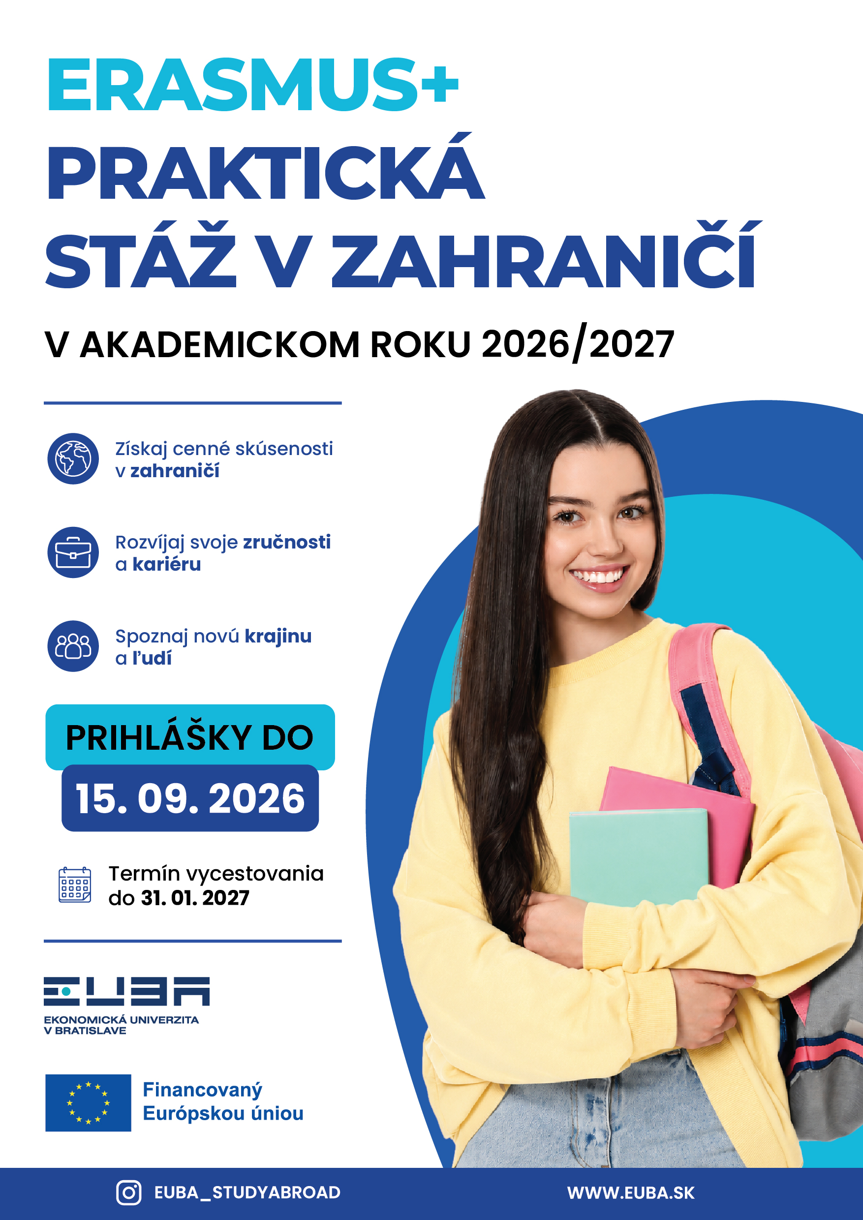 sk erasmus prakticka staz 2026 2027