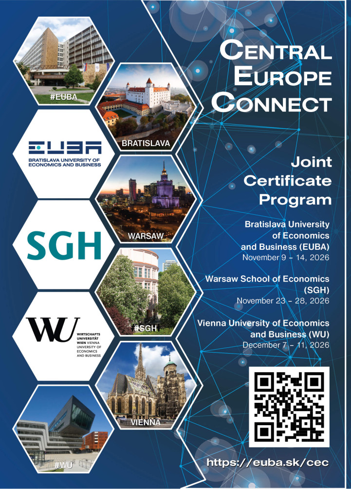 Central Europe Connect – zimný semester 2026/2027 Central Europe Connect – zimný semester 2026/2027